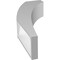 Ekena Millwork 4-in. W x 10-in. D x 22-in. H Thorton Architectural Grade PVC Knee Brace BRCP04X10X22THR - alternate 5